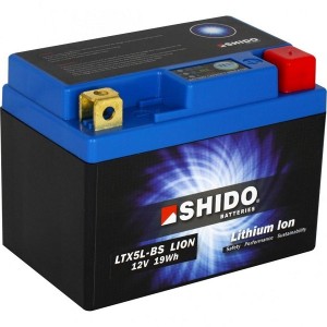 Shido LTX5L-BS Lithium Ion accu voor Honda XLR 150
