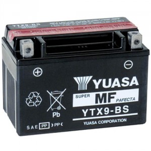 Yuasa YTX9-BS voor Suzuki DR 650