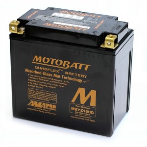 MotoBatt MBYZ16HD voor Bmw R 1200 GS